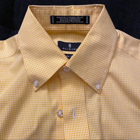 Bill Blass No Iron Dress Shirt - Picture 4 of 4